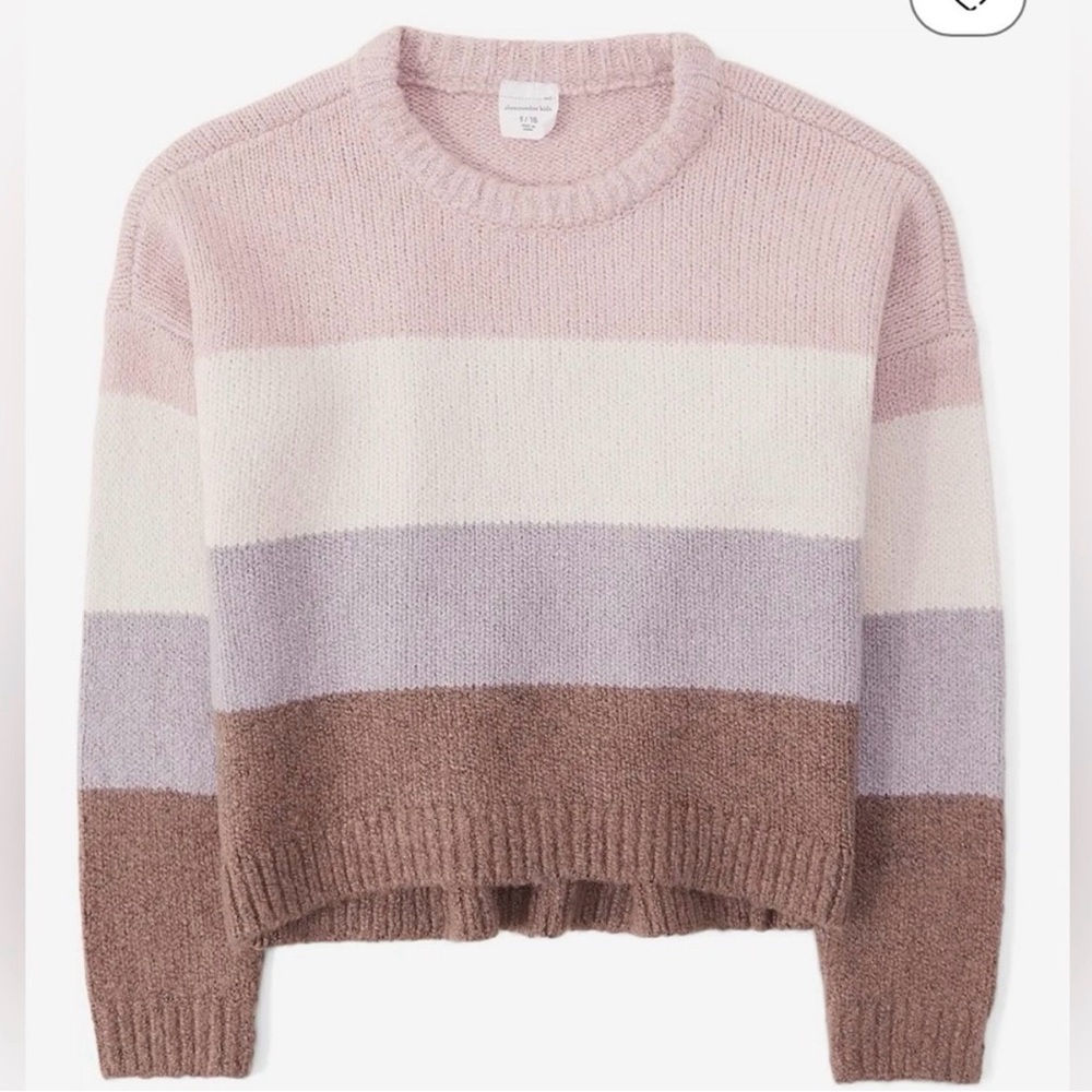 Abercrombie Kids Girls Striped Sweater – Size 9/10